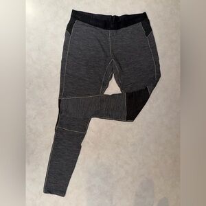 Kuhl Women's Baselayer Akkomplice Bottoms Ash Gray Merino Wool Blend Size XL EUC